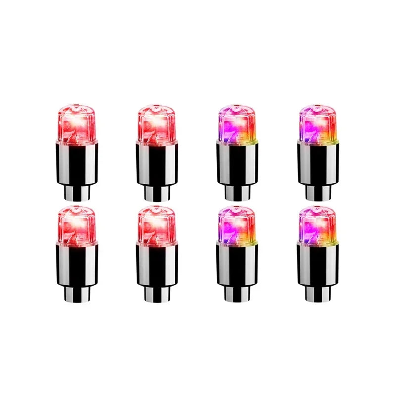 High-concerned LED Tire Valve Cap Lights For Cars Motorcycles Bicycles