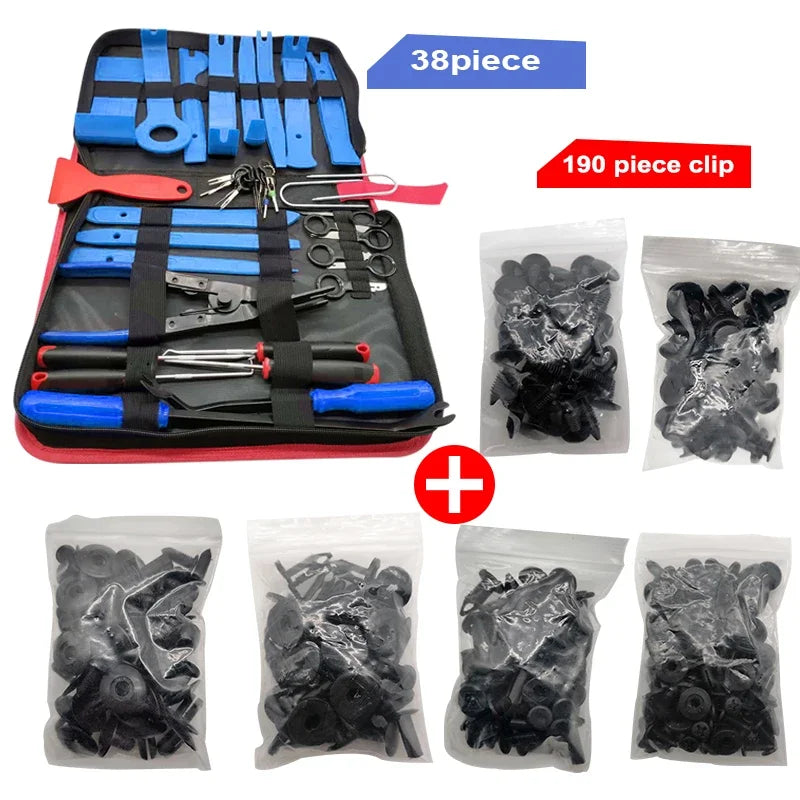 JOIGVFNHign 38Pcs Car Interior Trim Removal Tool Kit for Auto Panels