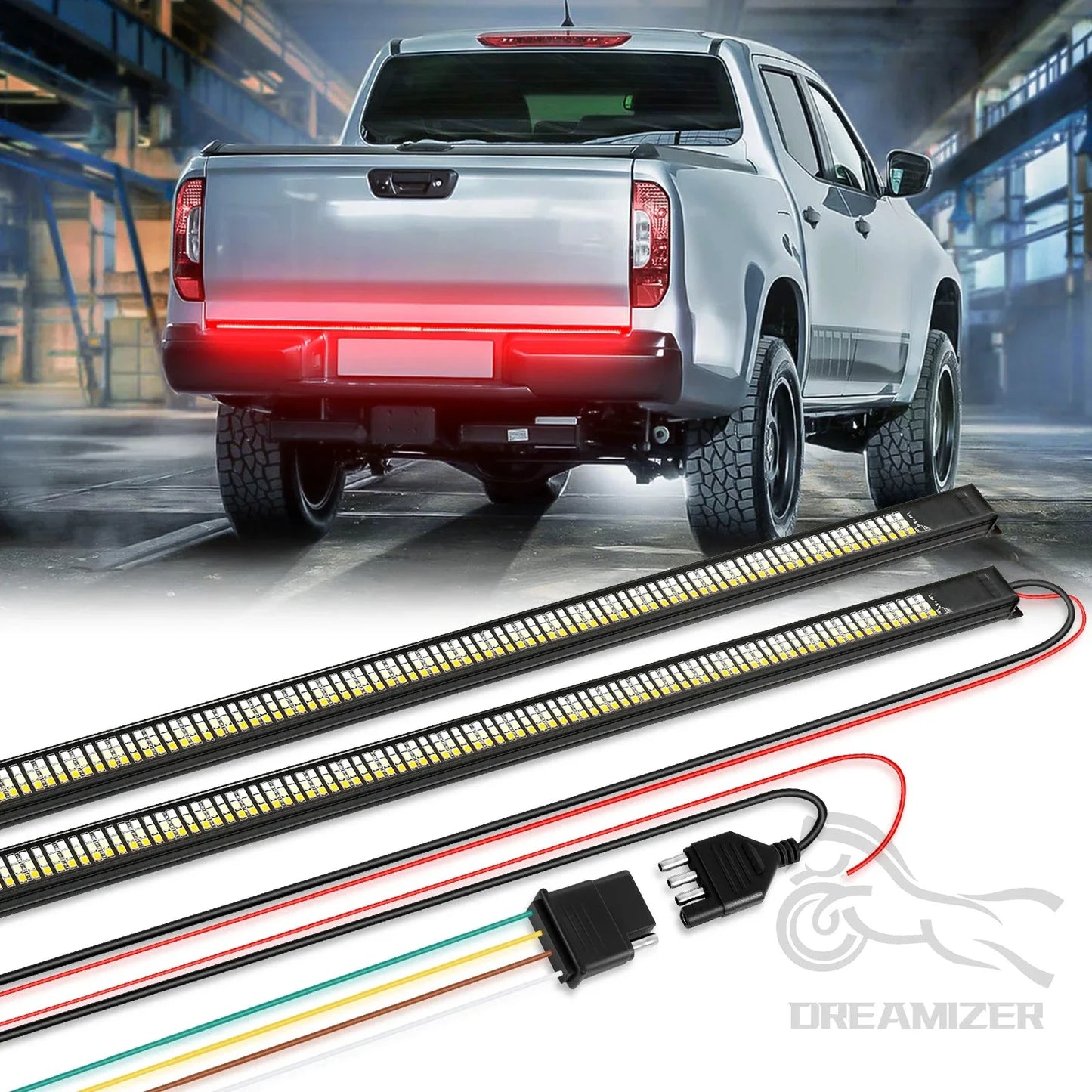 Universal 4 Row 864 LED Tail Light Strip For Trucks by superior interior and more