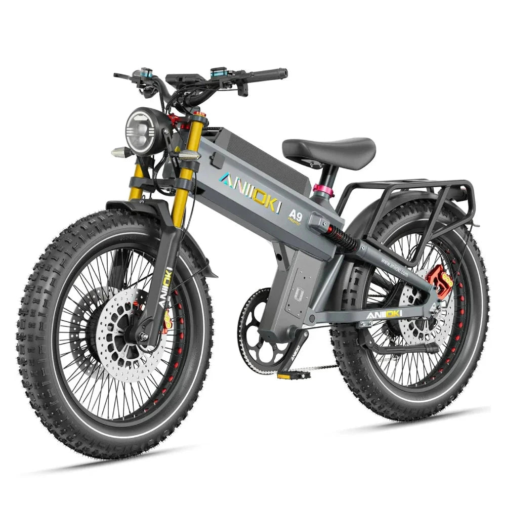 A9 AWD Pro Max Electric Fat Tire Ebike 6000W Peak Motor 75 KmH by superior interior and more
