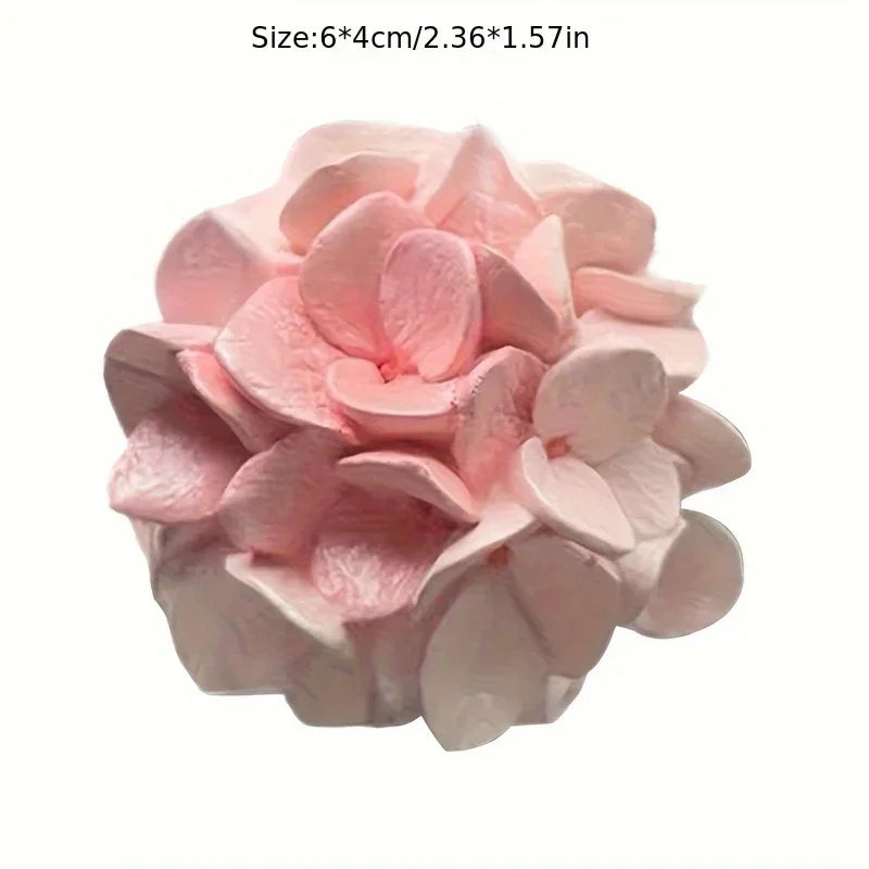 For Tulip Hydrangea Car Aromatherapy Premium Sense Air Vent Flower Diffuser Stone Car Interior Jewelry Car Ornament