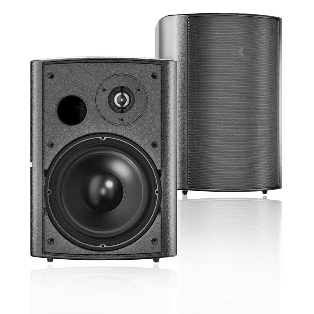 Herdio Indoor Outdoor Wall Mount Bluetooth Speakers 400W Weatherproof 2 Pack