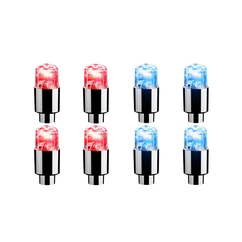 High-concerned LED Tire Valve Cap Lights For Cars Motorcycles Bicycles