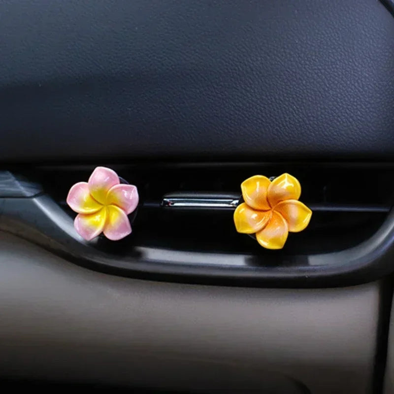 Hign-concerned Car Fragrance Clip Flower Ornament Decoration