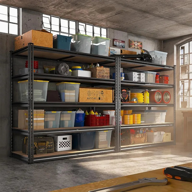 PGY Garage Shelving 5-Tier Heavy Duty Metal Storage Racks