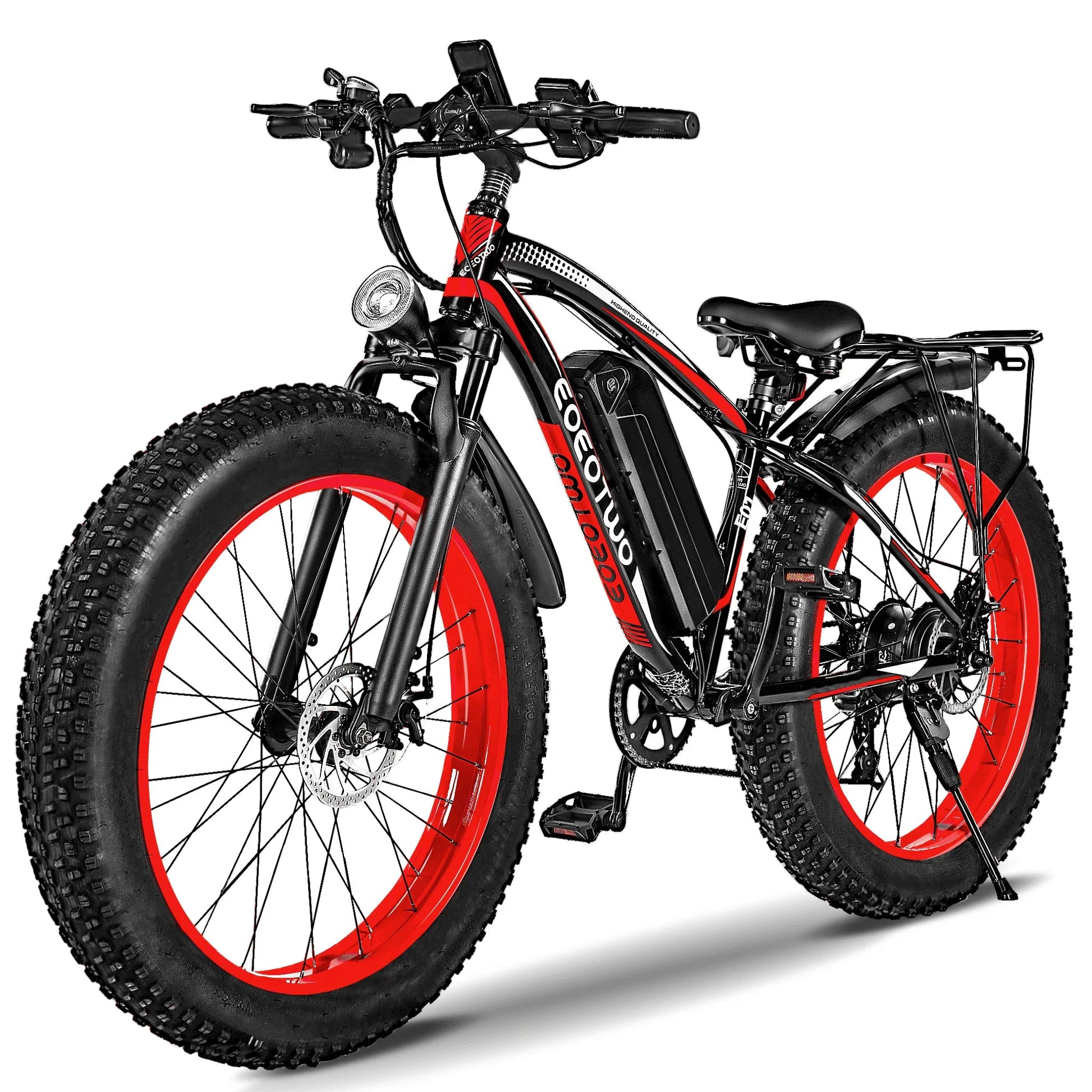 EOEOTWO E01 Electric Bike 1500W 34 MPH 60 Mile Range by superior interior and more