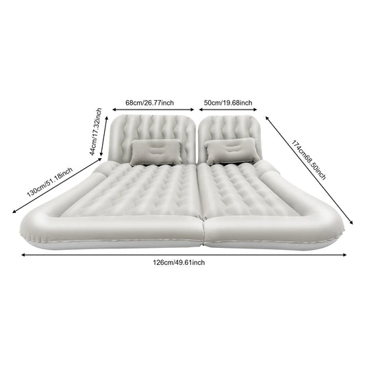 Inflatable Car Mattress For Trunk And Back Seat Travel Bed