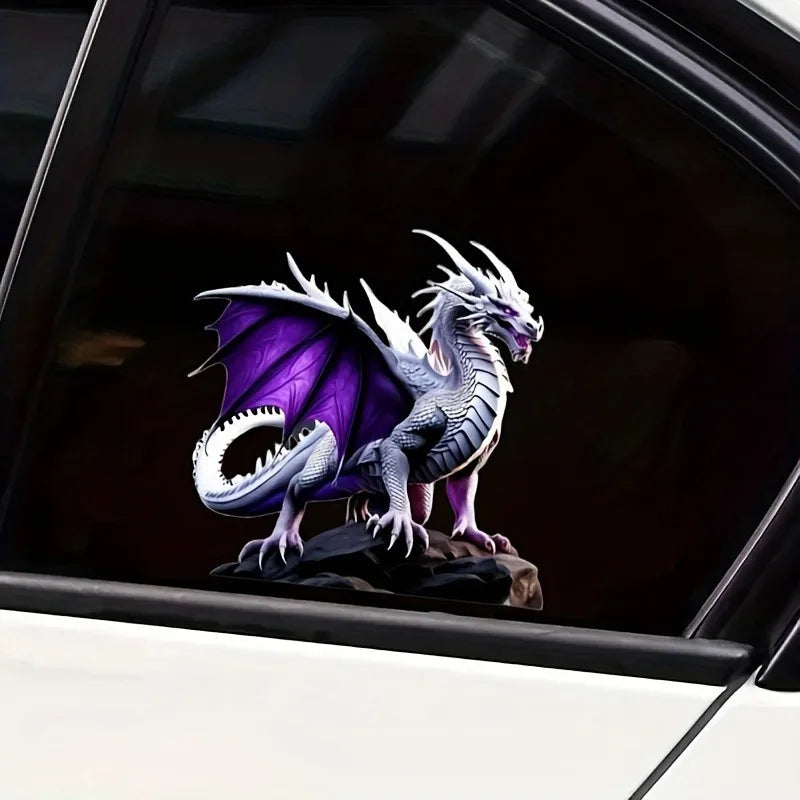 Hign-concerned Fire Dragon Vinyl Stickers for Cars, Helmets, Laptops