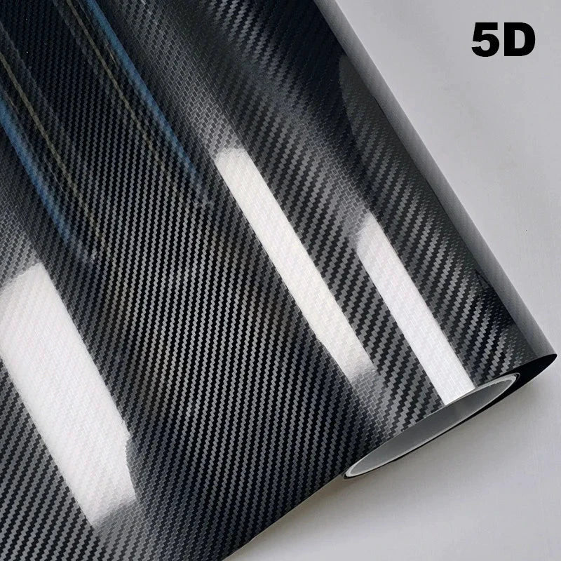 Carbon Fiber Vinyl Car Body Wrap Film 3D 4D Durable by superior interior and more
