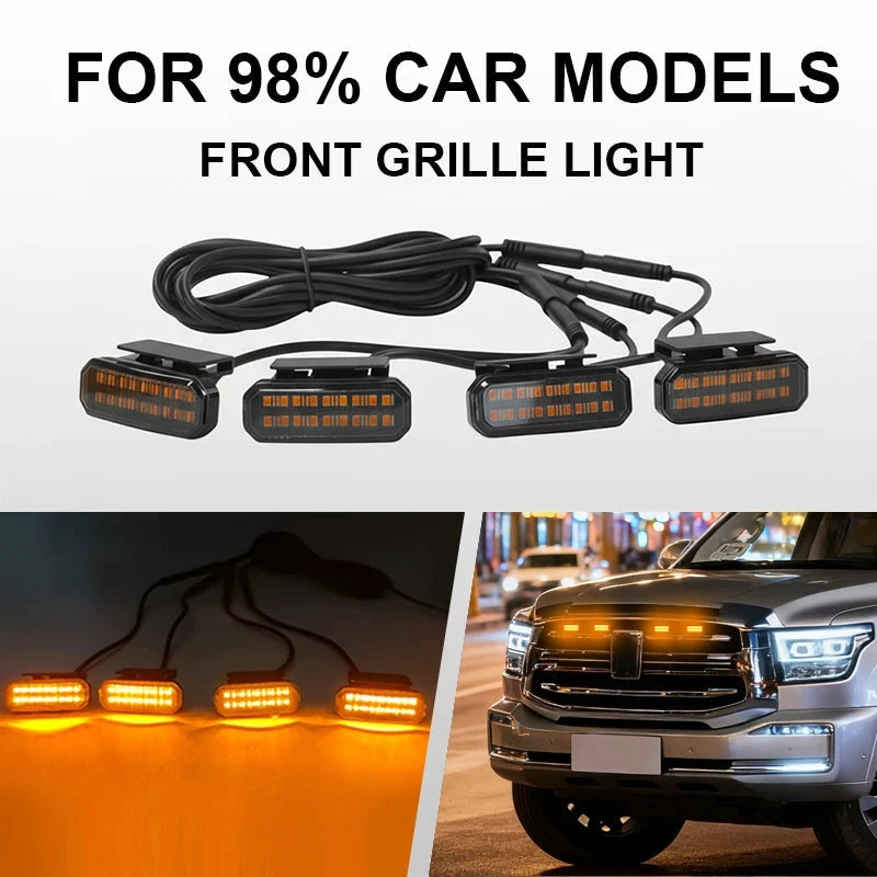 Front Grille Light For Cars And Trucks Off Road Easy Install by superior interior and more