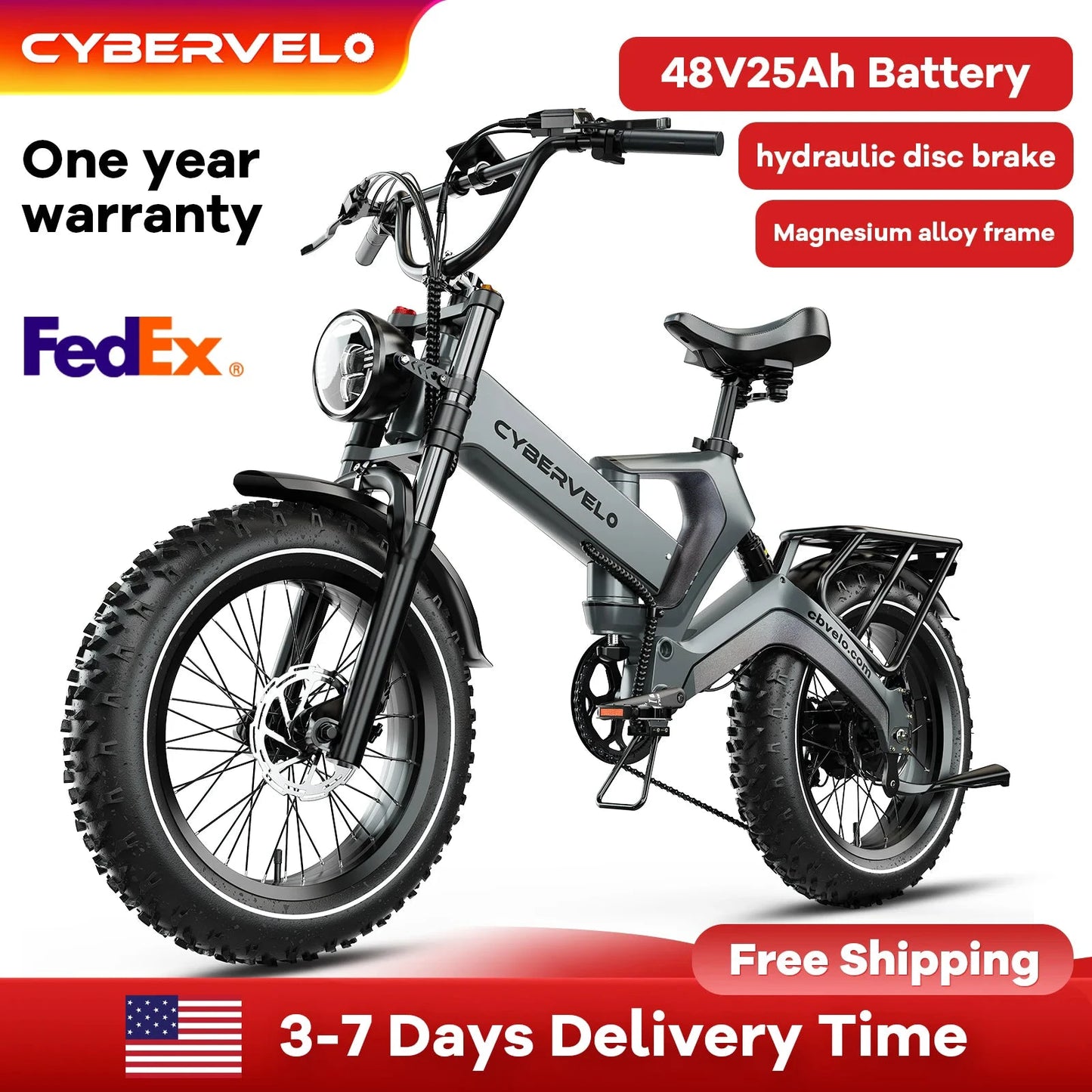CYBERVELO EK6 Folding Electric Bike 2000W Peak 35MPH by superior interior and more