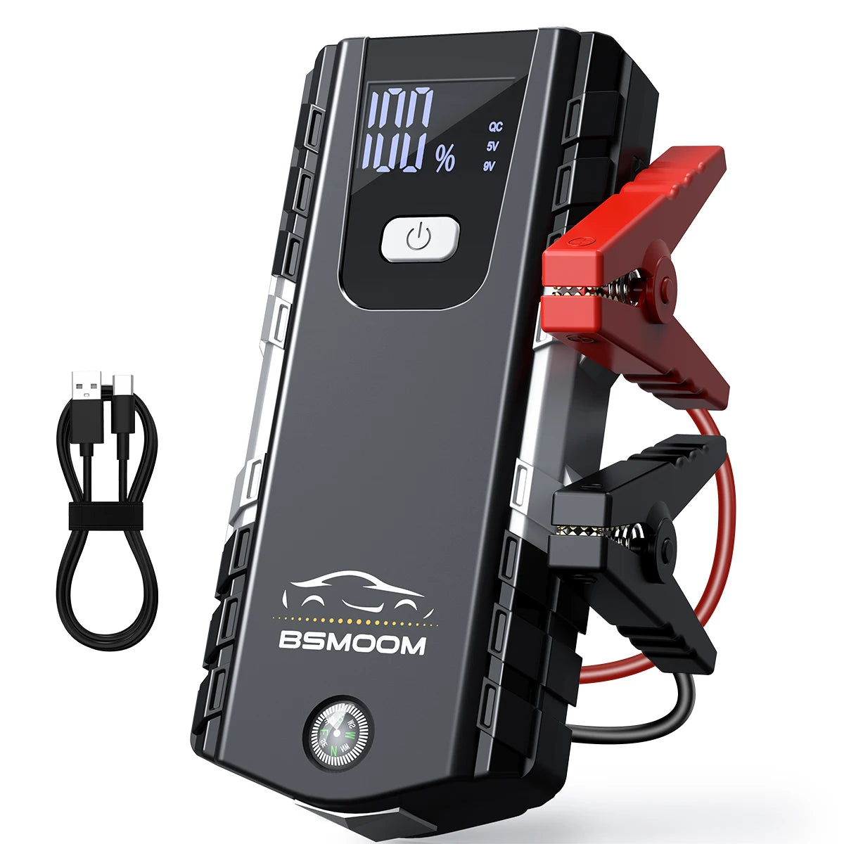 BiUBLE 12V Jump Starter 6000A Portable Car Battery Charger
