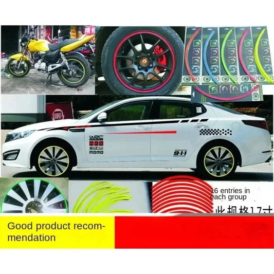Universal Reflective Wheel Rim Tape For Motorcycles by superior interior and more
