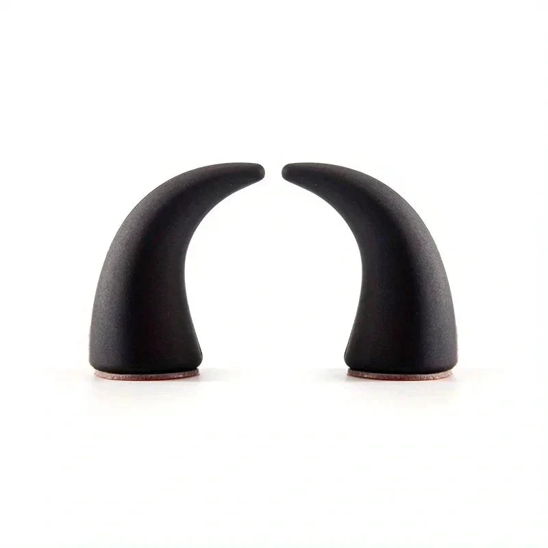 NONECN 2Pcs Car Mini Steering Wheel Devil Corner Sticker by superior interior and more