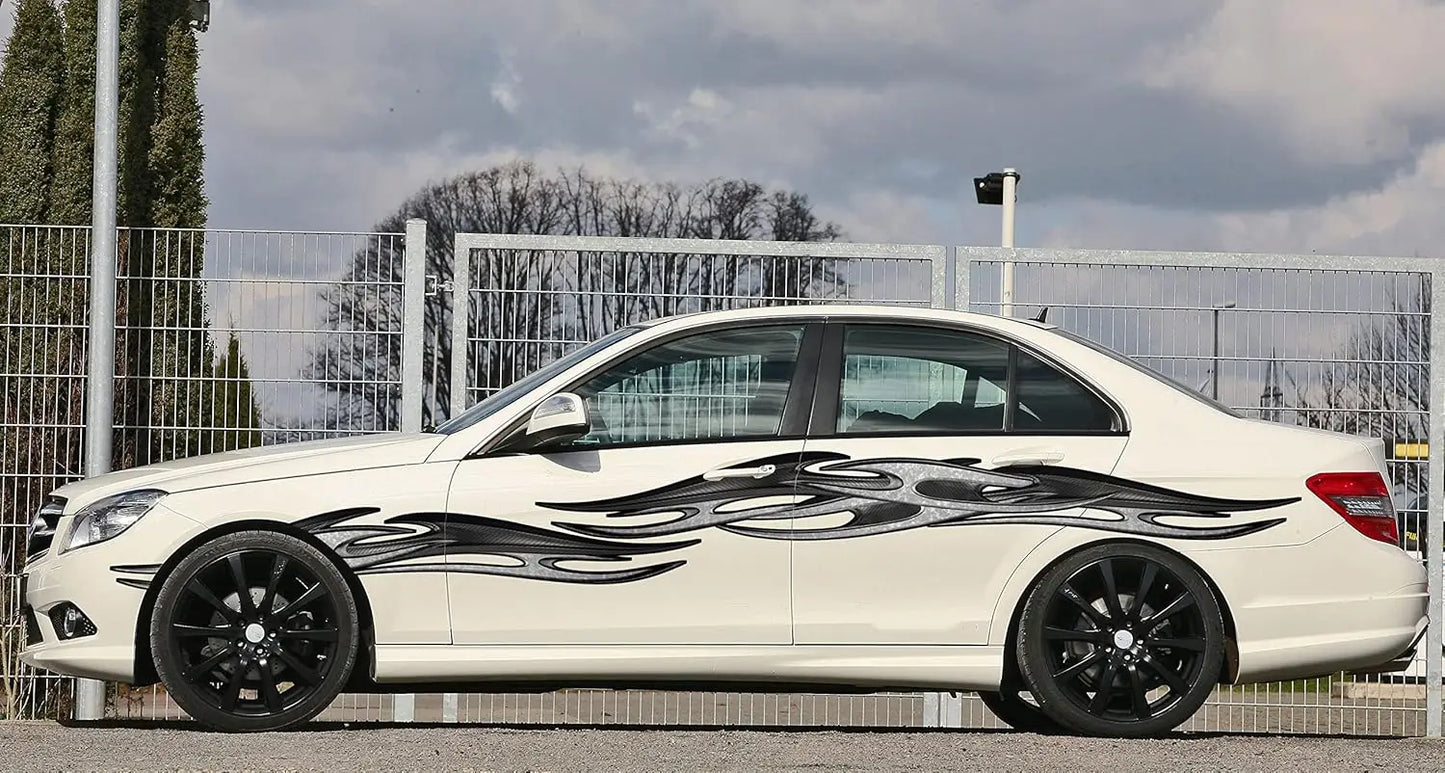 High-Concerning Chemical 3D Tribal Sports Car Vinyl Decals