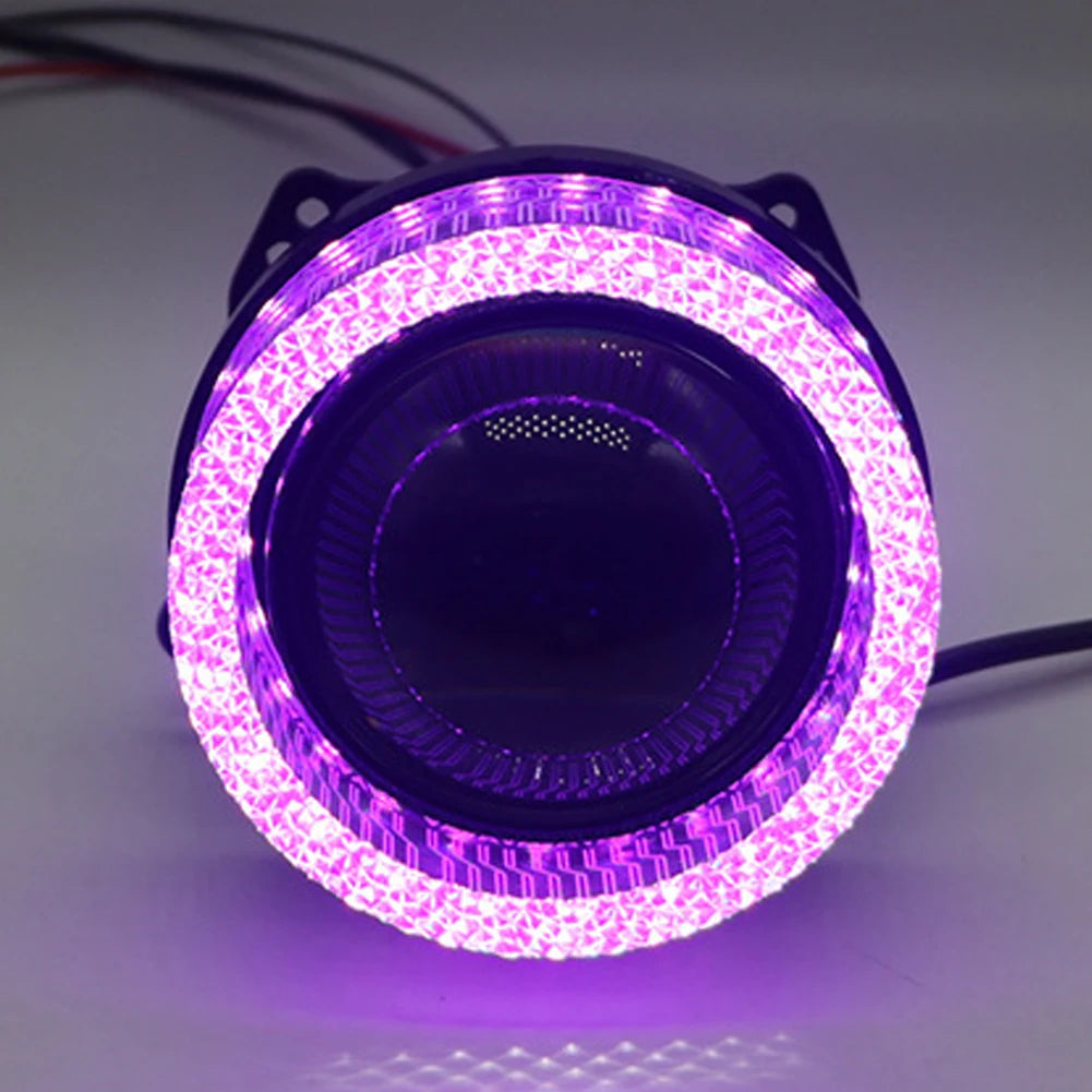 5D Crystal Angel Eyes LED Halo Rings for Headlights
