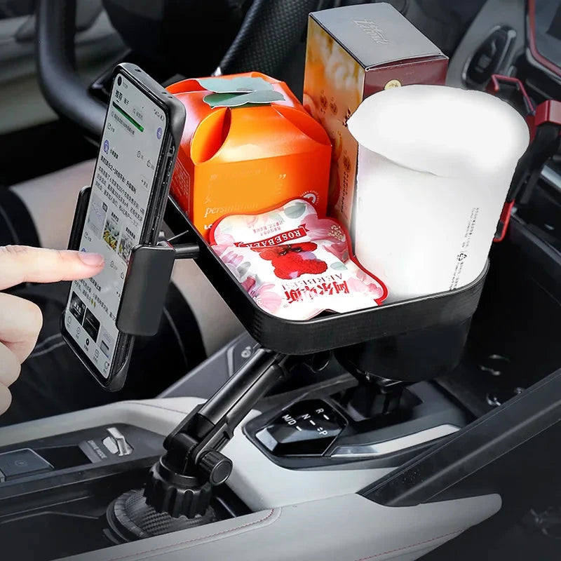 Car Cup Holder Tray 360 Degree Rotatable Table For Snacks by superior interior and more