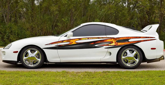Car Wrap Design 3D Tribal Vinyl Decal Racing Stripes
