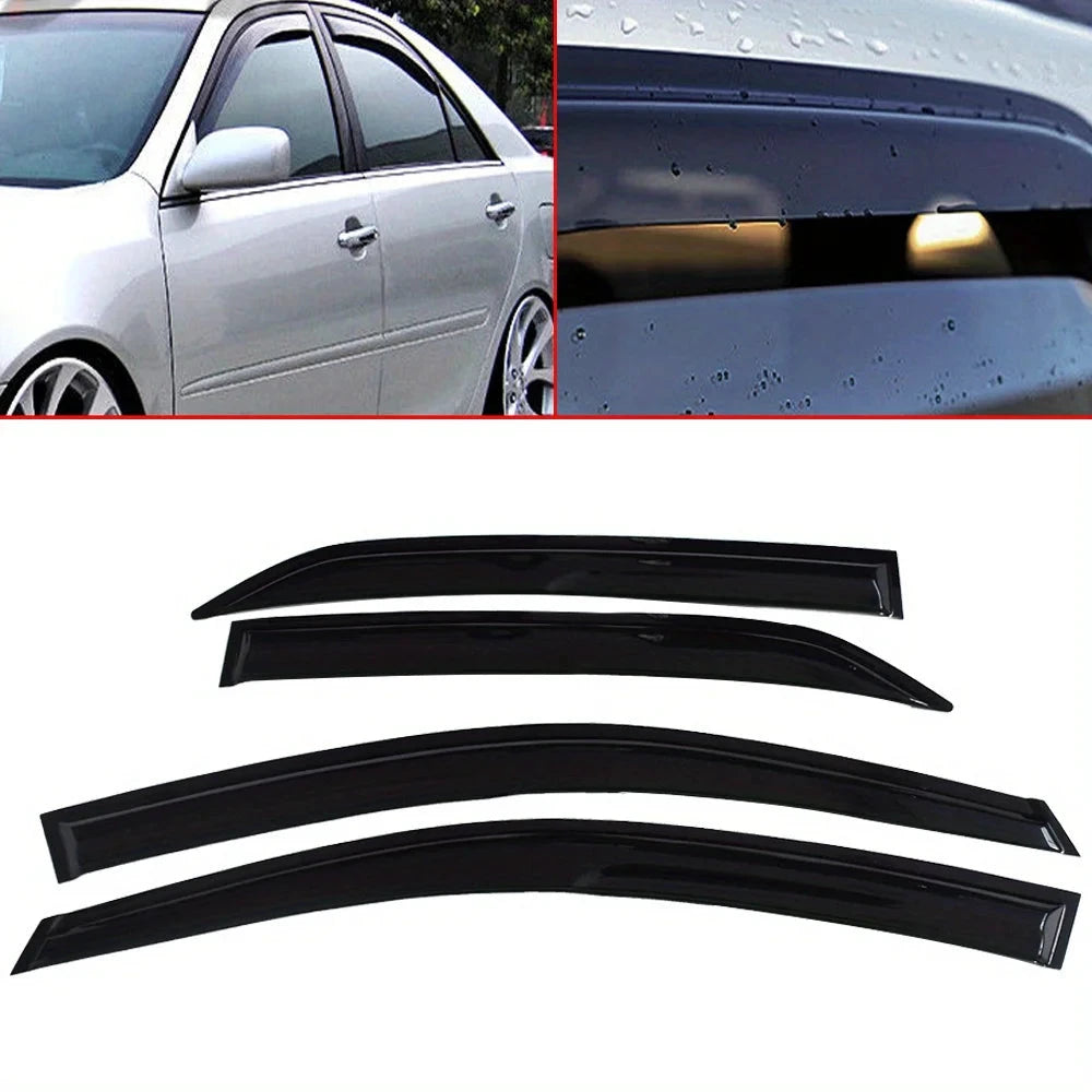 Acrylic Window Visors for Toyota Corolla Four Piece
