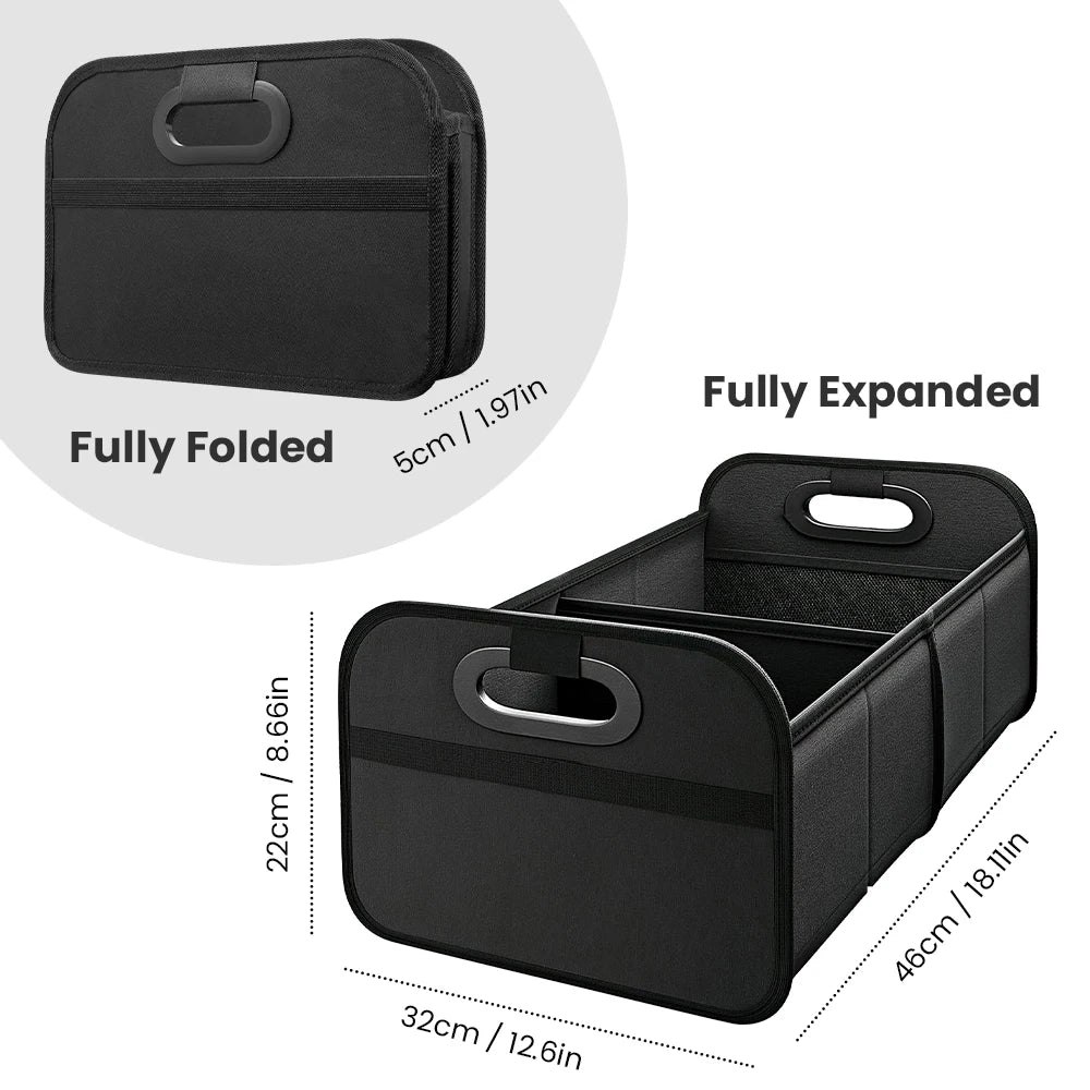 Hign-concerned Foldable Car Storage Box for Trunk and Camping