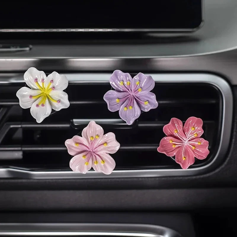 2 Pack Car Perfume Clip Flower Air Outlet Decorations by superior interior and more