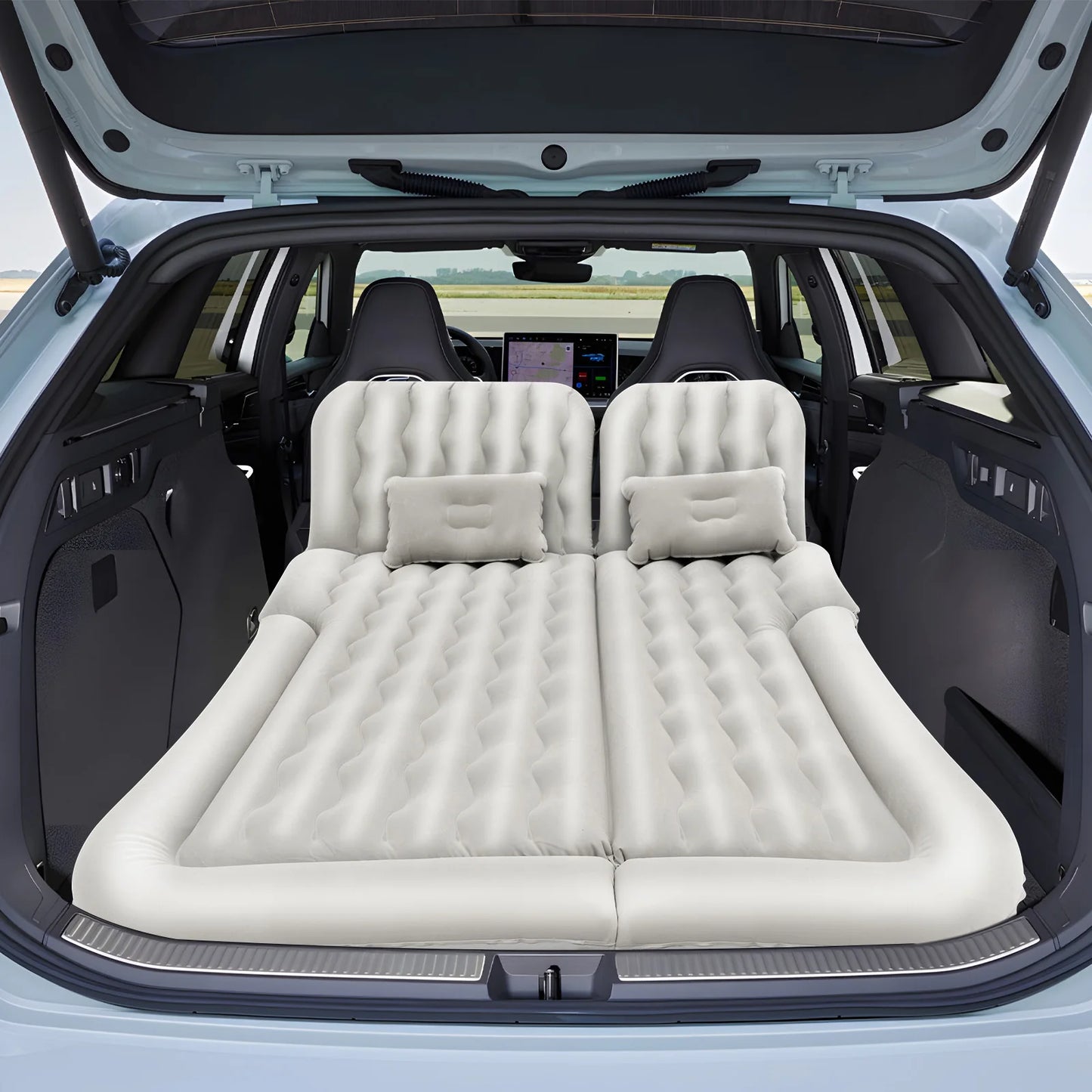 Inflatable Car Mattress For Trunk And Back Seat Travel Bed